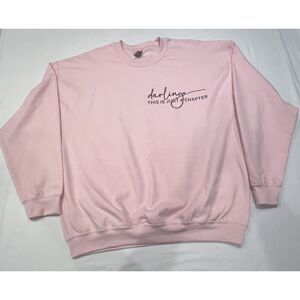 Darling This is just a Chapter Pink Sweatshirt